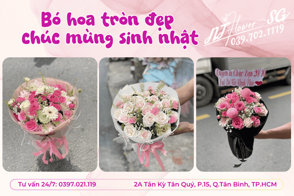 Bó Hoa Tròn Đẹp